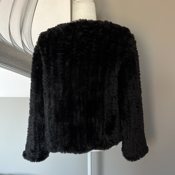 Scout & Molly’s Do Everything in Love soft black Faux Fur cardigan jacket - Picture 8 of 10